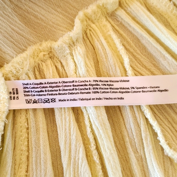 Free People Adella Slip dress Yellow sundress - Picture 13 of 14